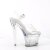 Pleaser SPECTATOR-708 Plateau Sandaletten Transparent
