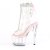 Pleaser STARDUST-1018C-2RS Plateau Ankle Boots Transparent Light Pink