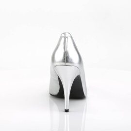 Pleaser VANITY-420 Pumps Kunstleder Silber