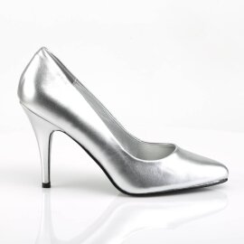 Pleaser VANITY-420 Pumps Kunstleder Silber