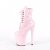 Pleaser XTREME-1020 Plateau Ankle Boots Patent Light Pink