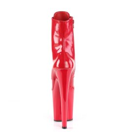 Pleaser XTREME-1020 Plateau Stiefeletten Lack Rot