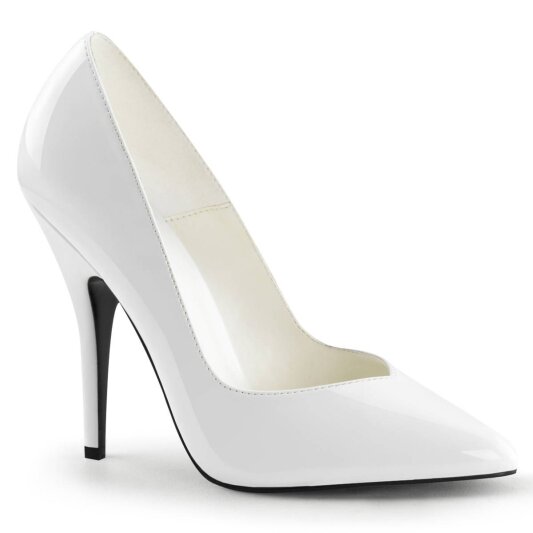 Pleaser SEDUCE-420V Pumps Lack Weiß EU-38 / US-8