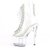 Pleaser ADORE-1016C-2 Plateau Stiefeletten Strass Transparent EU-40 / US-10