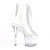 Pleaser ADORE-1016C-2 Plateau Stiefeletten Strass Transparent EU-40 / US-10