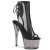 Pleaser ADORE-1018MSHT Plateau Stiefeletten Mesh Rauch Schwarz EU-37 / US-7