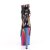 Pleaser ADORE-1018RC-02 Plateau Stiefeletten Kunstleder Chrom Schwarz Bunt EU-41 / US-11