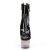 Pleaser ADORE-1018T Plateau Stiefeletten Lack Rauch Schwarz EU-40 / US-10