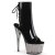 Pleaser ADORE-1018T Plateau Stiefeletten Lack Rauch Schwarz EU-39 / US-9