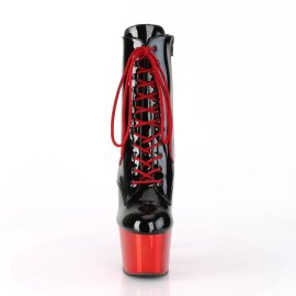 Pleaser ADORE-1020 Plateau Stiefeletten Lack Chrom...