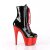 Pleaser ADORE-1020 Plateau Stiefeletten Lack Chrom Schwarz Rot EU-43 / US-13