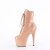 Pleaser ADORE-1020 Plateau Stiefeletten Lack Braun EU-43 / US-13