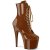 Pleaser ADORE-1020 Plateau Stiefeletten Lack Karamel EU-35 / US-5