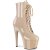 Pleaser ADORE-1020 Plateau Stiefeletten Lack Beige EU-42 / US-12