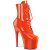 Pleaser ADORE-1020 Plateau Stiefeletten Lack Orange EU-36 / US-6