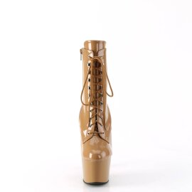 Pleaser ADORE-1020 Plateau Stiefeletten Lack Toffee EU-38...