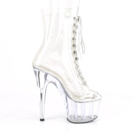 Pleaser ADORE-1020C Plateau Stiefeletten Transparent EU-36 / US-6