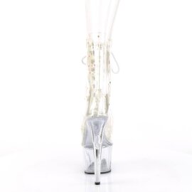 Pleaser ADORE-1020C-2 Plateau Stiefeletten Transparent EU-37 / US-7