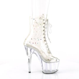 Pleaser ADORE-1020C-2 Plateau Stiefeletten Transparent EU-37 / US-7
