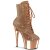 Pleaser ADORE-1020CHRS Plateau Stiefeletten Strass Chrom Gold EU-41 / US-11