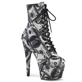 Pleaser ADORE-1020DP Plateau Stiefeletten Schwarz...