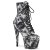 Pleaser ADORE-1020DP Plateau Stiefeletten Schwarz Weiß EU-35 / US-5