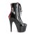 Pleaser ADORE-1020FH Plateau Stiefeletten Lack Schwarz EU-38 / US-8
