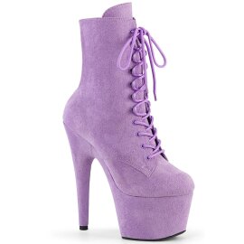 Pleaser ADORE-1020FS Plateau Stiefeletten künstliches Wildleder Lila EU-38 / US-8
