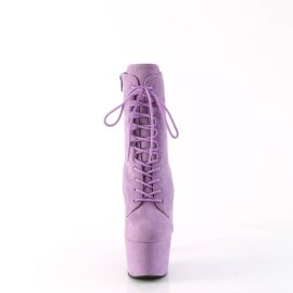 Pleaser ADORE-1020FS Plateau Stiefeletten künstliches Wildleder Lila EU-38 / US-8