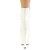 Pleaser ADORE-1020GD Plateau Stiefeletten Leder Weiß EU-36 / US-6