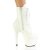 Pleaser ADORE-1020GD Plateau Stiefeletten Leder Weiß EU-36 / US-6