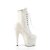 Pleaser ADORE-1020GDLG Plateau Stiefeletten Glitter Weiß EU-37 / US-7