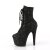 Pleaser ADORE-1020GWR Plateau Stiefeletten Glitter Schwarz EU-35 / US-5