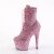 Pleaser ADORE-1020GWR Plateau Stiefeletten Glitter Pink EU-41 / US-11