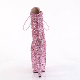 Pleaser ADORE-1020GWR Plateau Stiefeletten Glitter Pink EU-38 / US-8