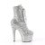 Pleaser ADORE-1020GWR Plateau Stiefeletten Glitter Silber EU-37 / US-7