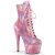 Pleaser ADORE-1020HG Plateau Stiefeletten Holo Rosa EU-35 / US-5