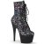 Pleaser ADORE-1020LP Plateau Stiefeletten Holo Bunt EU-41 / US-11