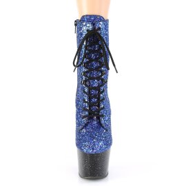 Pleaser ADORE-1020MG Plateau Stiefeletten Glitter Bunt...
