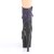 Pleaser ADORE-1020OMBG Plateau Stiefeletten Glitter Bunt Lila EU-35 / US-5