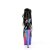 Pleaser ADORE-1020RC Plateau Stiefeletten Lack Chrom Schwarz Bunt EU-35 / US-5