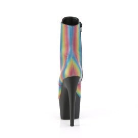 Pleaser ADORE-1020REFL-02 Plateau Stiefeletten Reflektion Bunt EU-36 / US-6