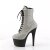 Pleaser ADORE-1020RS Plateau Stiefeletten Strass Silber EU-38 / US-8