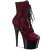 Pleaser ADORE-1020SP Plateau Stiefeletten Snake Rot EU-35 / US-5