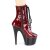 Pleaser ADORE-1020SP Plateau Stiefeletten Snake Rot EU-35 / US-5