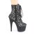 Pleaser ADORE-1020SPLAT Plateau Stiefeletten Holo Samt Bunt EU-35 / US-5