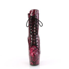 Pleaser ADORE-1020SPWR Plateau Stiefeletten Snake Pink...