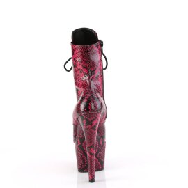 Pleaser ADORE-1020SPWR Plateau Stiefeletten Snake Pink EU-35 / US-5