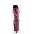 Pleaser ADORE-1020SPWR Plateau Stiefeletten Snake Pink EU-35 / US-5