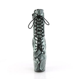 Pleaser ADORE-1020SPWR Plateau Stiefeletten Snake...